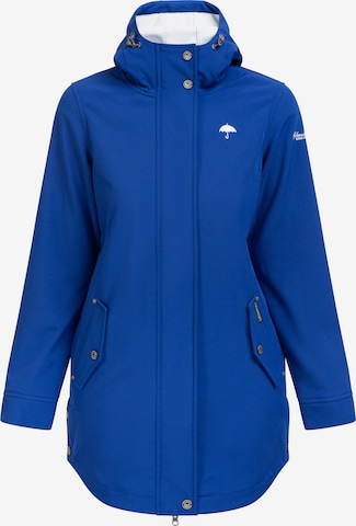 Schmuddelwedda Raincoat 'Alzette' in Blue: front