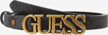 Ceinture GUESS en noir : devant