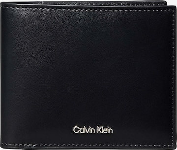 Porte-monnaies Calvin Klein en noir : devant