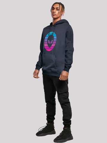 Sweat-shirt 'Alien Kopf' F4NT4STIC en bleu