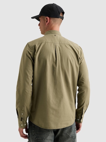 Regular fit Camicia 'Oxford shirt with garment-dye wash and button-down collar' di PME Legend in verde