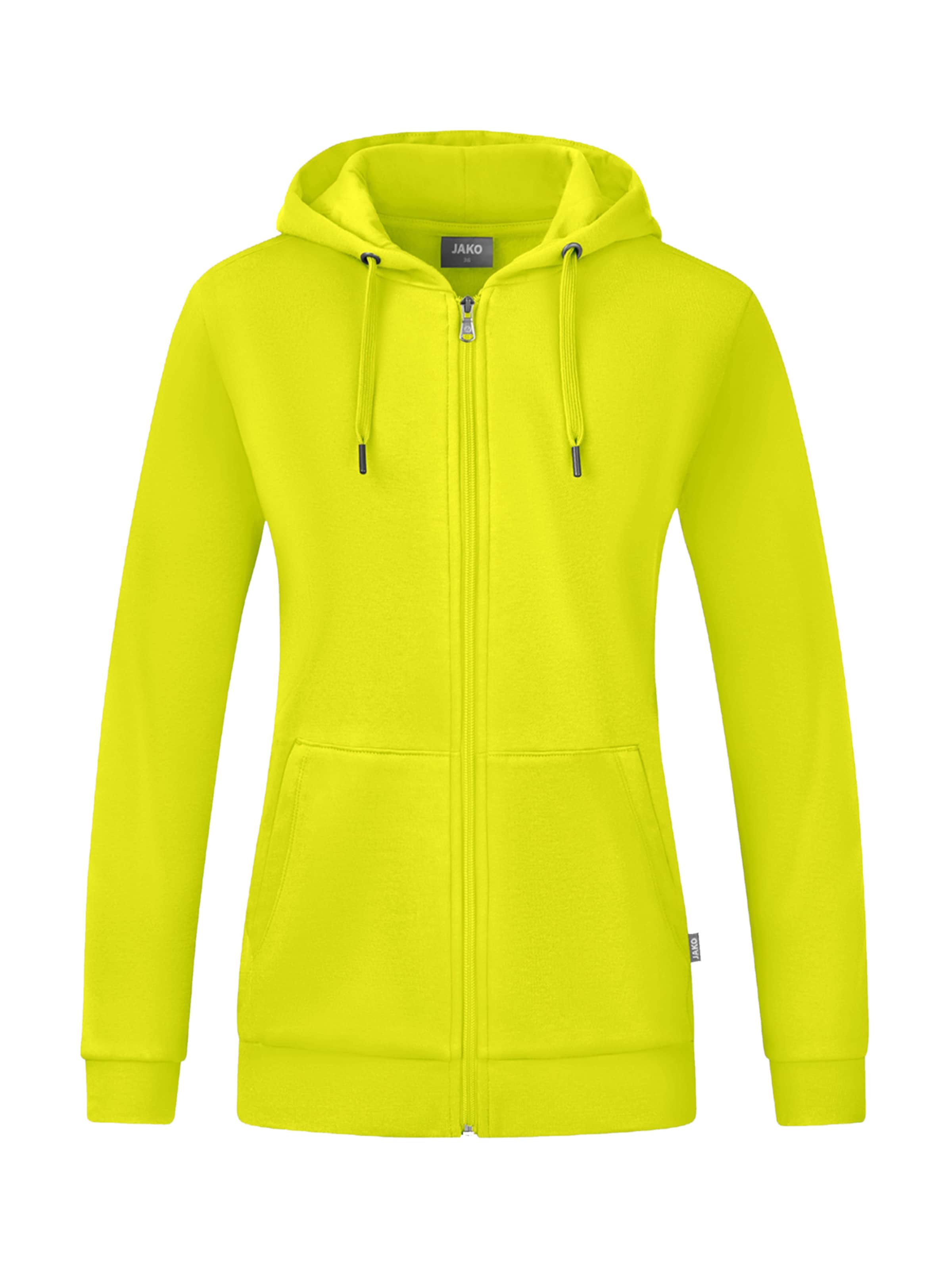 JAKO Sportsweatjacke in Grün: Vorderseite