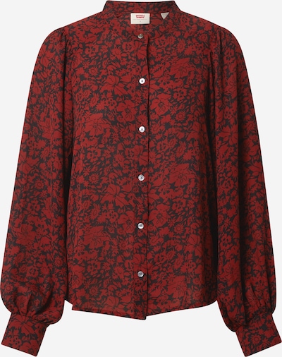 LEVI'S Bluse 'HADLEY' in dunkelrot / schwarz, Produktansicht