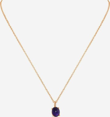 Gemshine Necklace in Gold: front