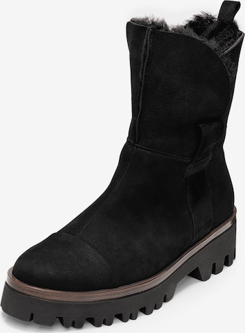 VITAFORM Enkellaarsjes in Zwart: voorkant