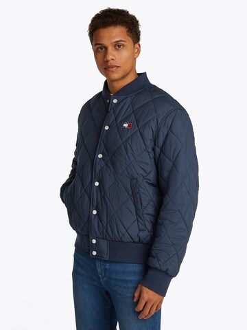 Tommy Jeans Prehodna jakna | modra barva: sprednja stran