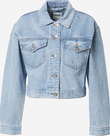 Abercrombie & Fitch Tussenjas in Blauw: voorkant