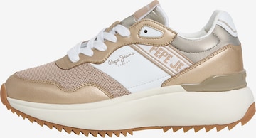 Sneaker low 'Kimi' de la Pepe Jeans pe alb: față