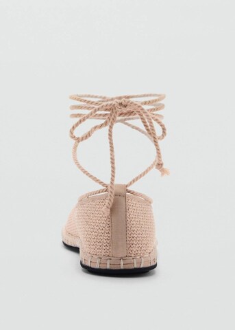 MANGO TEEN Ballerina 'Geryr' in Beige
