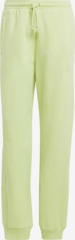 Effilé Pantalon de sport 'ALL SZN Fleece' ADIDAS SPORTSWEAR en vert : devant