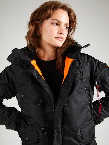 ALPHA INDUSTRIES Winter Jacket in Black