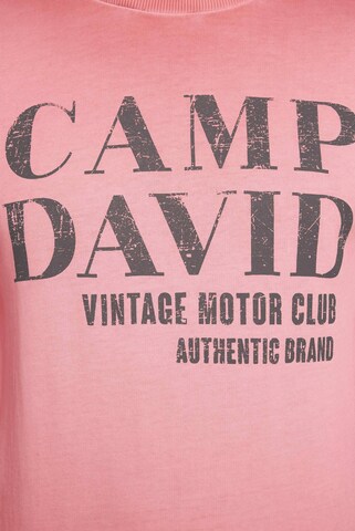 CAMP DAVID Sweatshirt in Pink