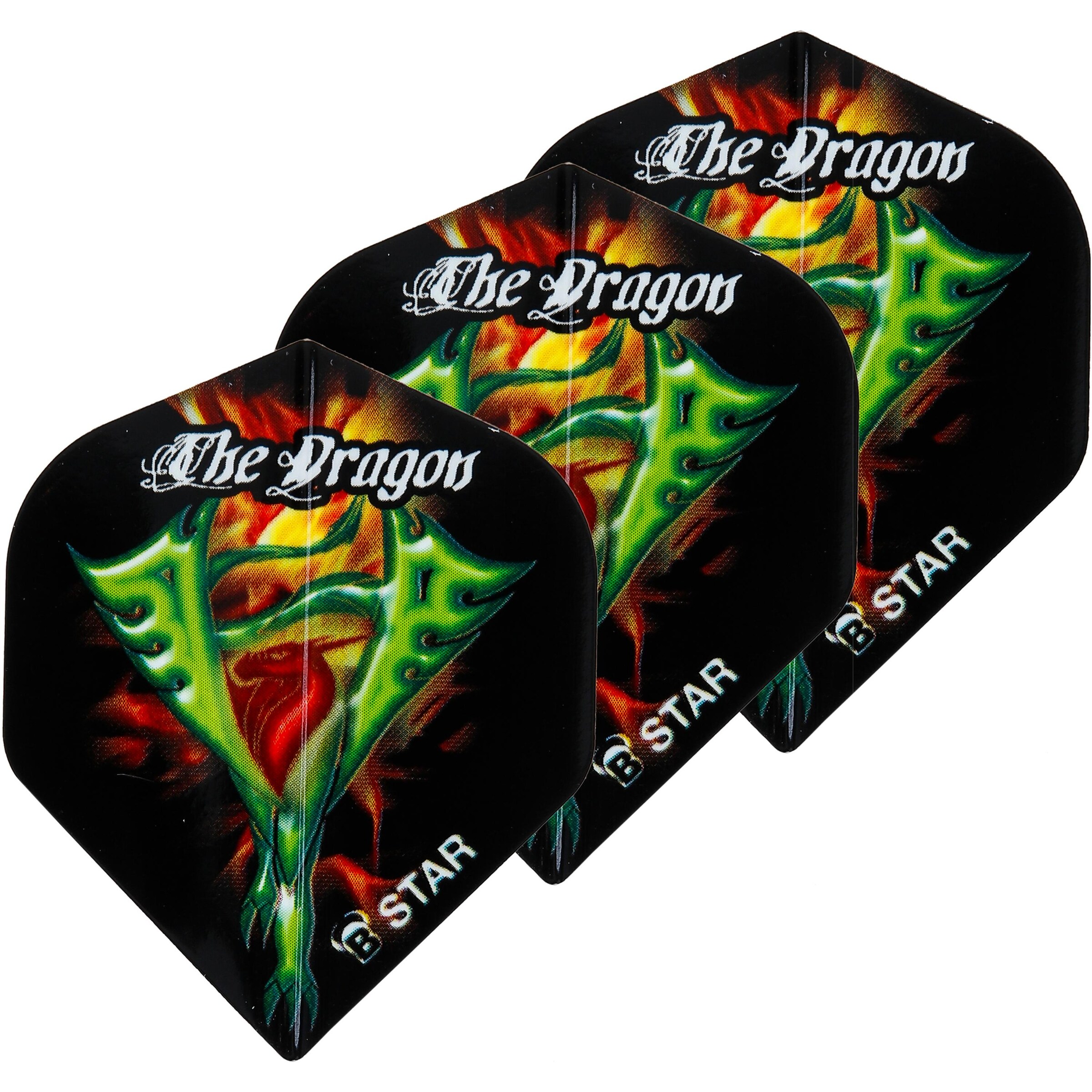 BULL'S Dartpfeil in Schwarz: Vorderseite