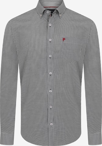 DENIM CULTURE - Ajuste regular Camisa ' ERIC ' en gris: frente