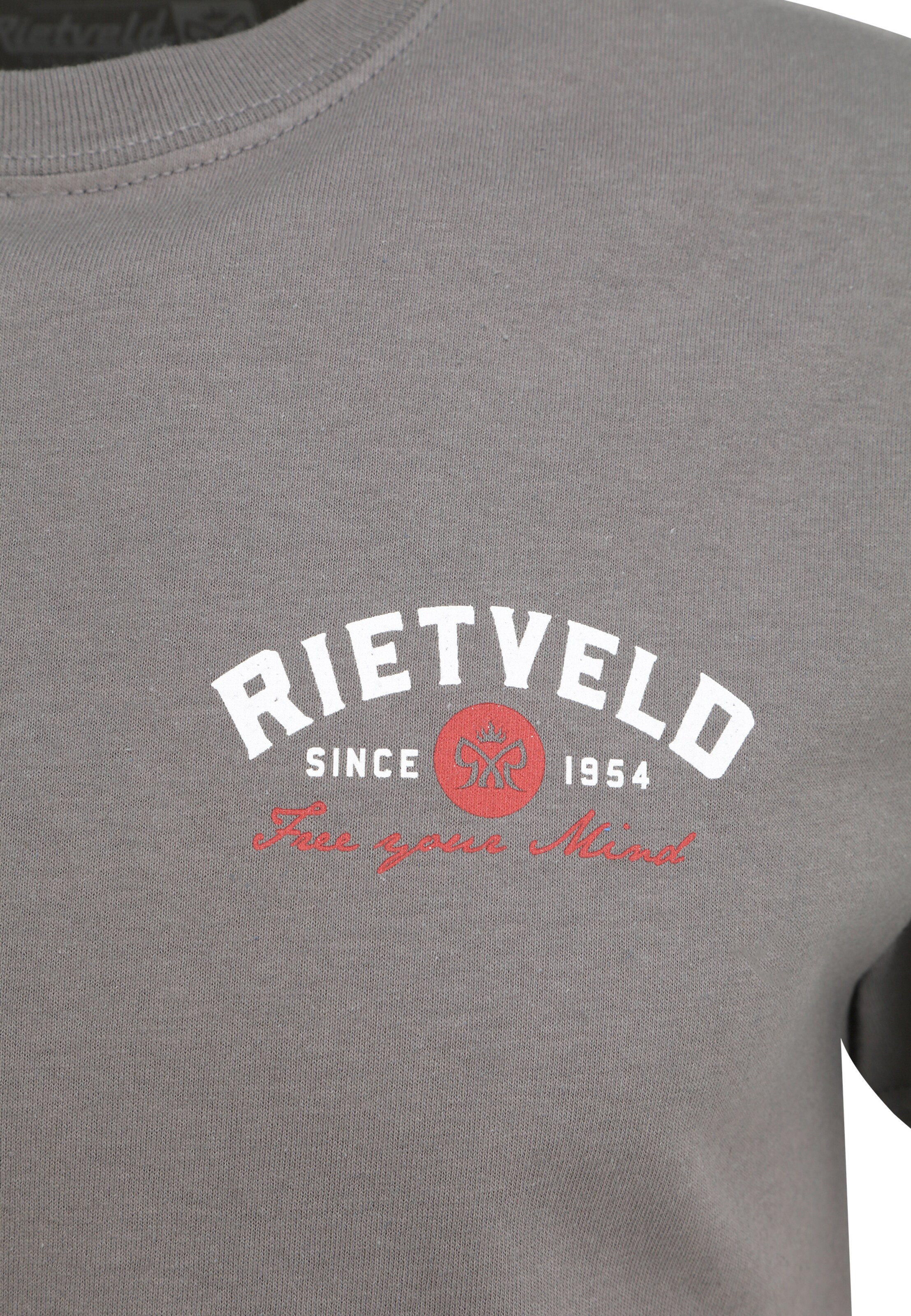 Männer Shirts Rietveld Clothing T-shirt 'Surfin Al' in Grau - GV17638 Männer Shirts Rietveld Clothing T-shirt 'Surfin Al' in Grau - GV17638