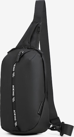 Aoking Umhängetasche in Schwarz: Vorderseite