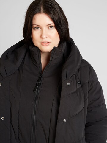 Manteau d’hiver 'NATALKA' Ragwear Plus en noir