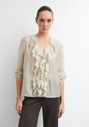 COMMA Bluse in Beige: Vorderseite