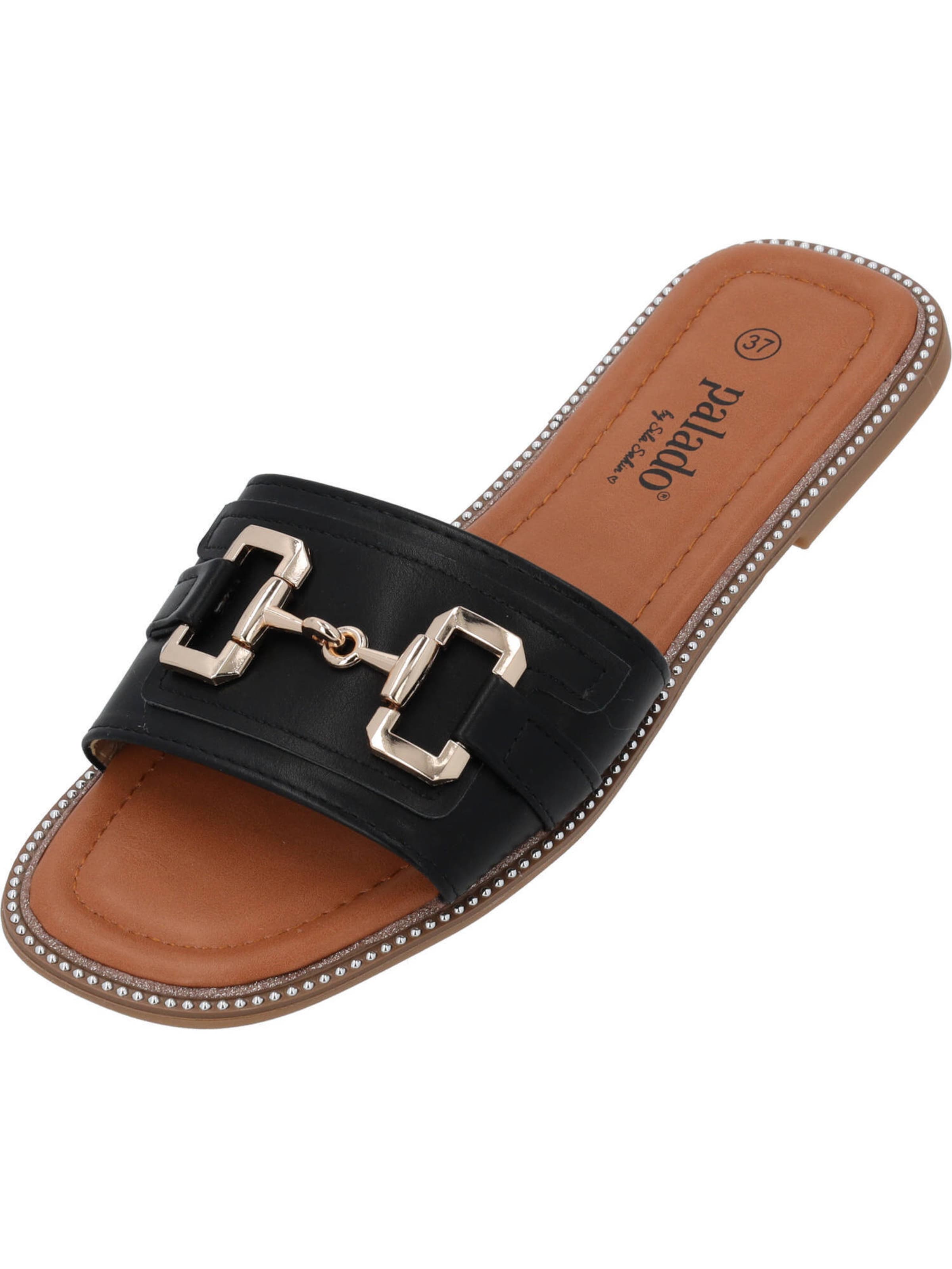 Palado by Sila Sahin Nizki natikači 'Thebas' | črna barva: sprednja stran