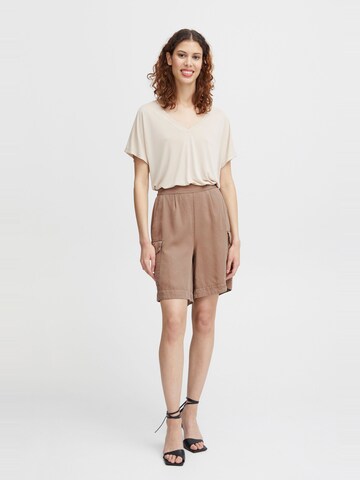 b.young Loose fit Cargo trousers 'Luma' in Brown