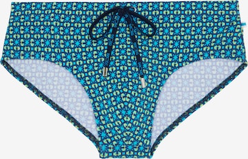 Maillot de bain HOM en bleu : devant