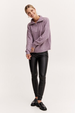 b.young Pullover 'MARTINE' in Lila