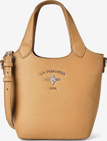 Cabas 'Stanford' U.S. POLO ASSN. en marron : devant