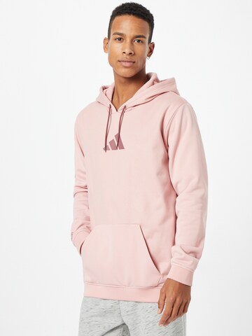 ADIDAS PERFORMANCE Sweatshirt in Pink: predná strana