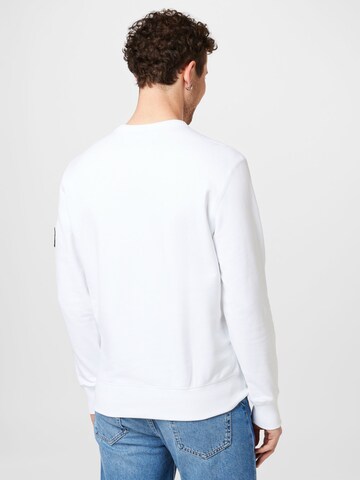 Calvin Klein Jeans Sweatshirt in Weiß