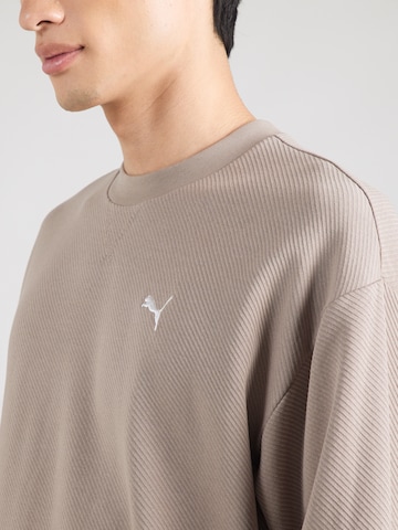 PUMA Sportovní mikina 'ESS ELEVATED' – šedá