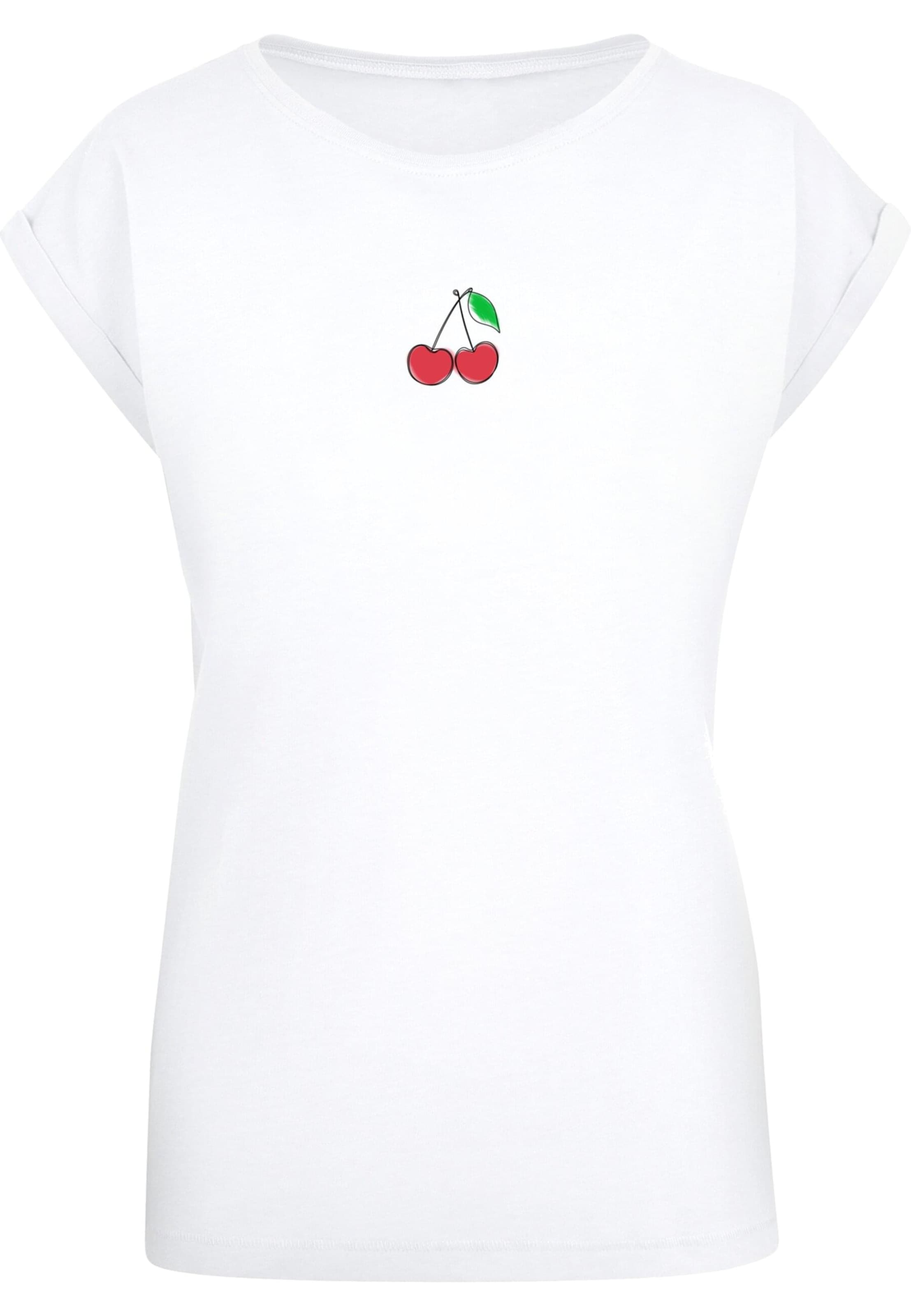 Maglietta 'Summer - Sweet Cherry' in L Merchcode di colore lime / rosso / bianco, Visualizzazione prodotti