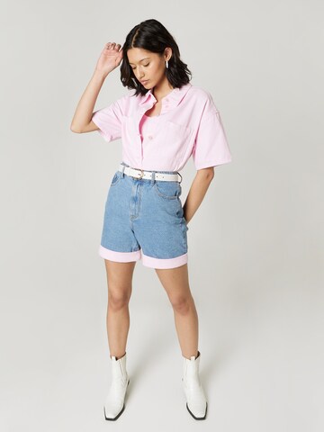 florence by mills exclusive for ABOUT YOU Blouse 'Lakeside Chill' in Pink