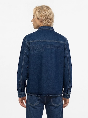 KARL LAGERFELD JEANS Přechodná bunda – modrá