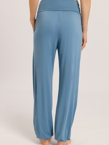 Hanro Loosefit Sweatpants ' Yoga ' in Blau