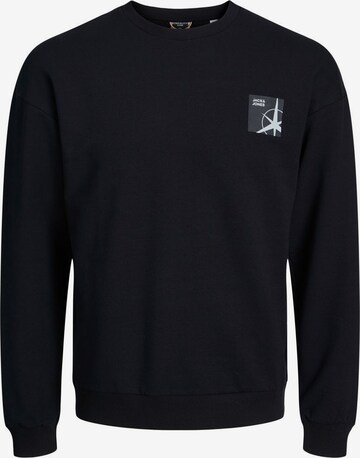 JACK & JONES Sweatshirt 'Filo' in Zwart: voorkant