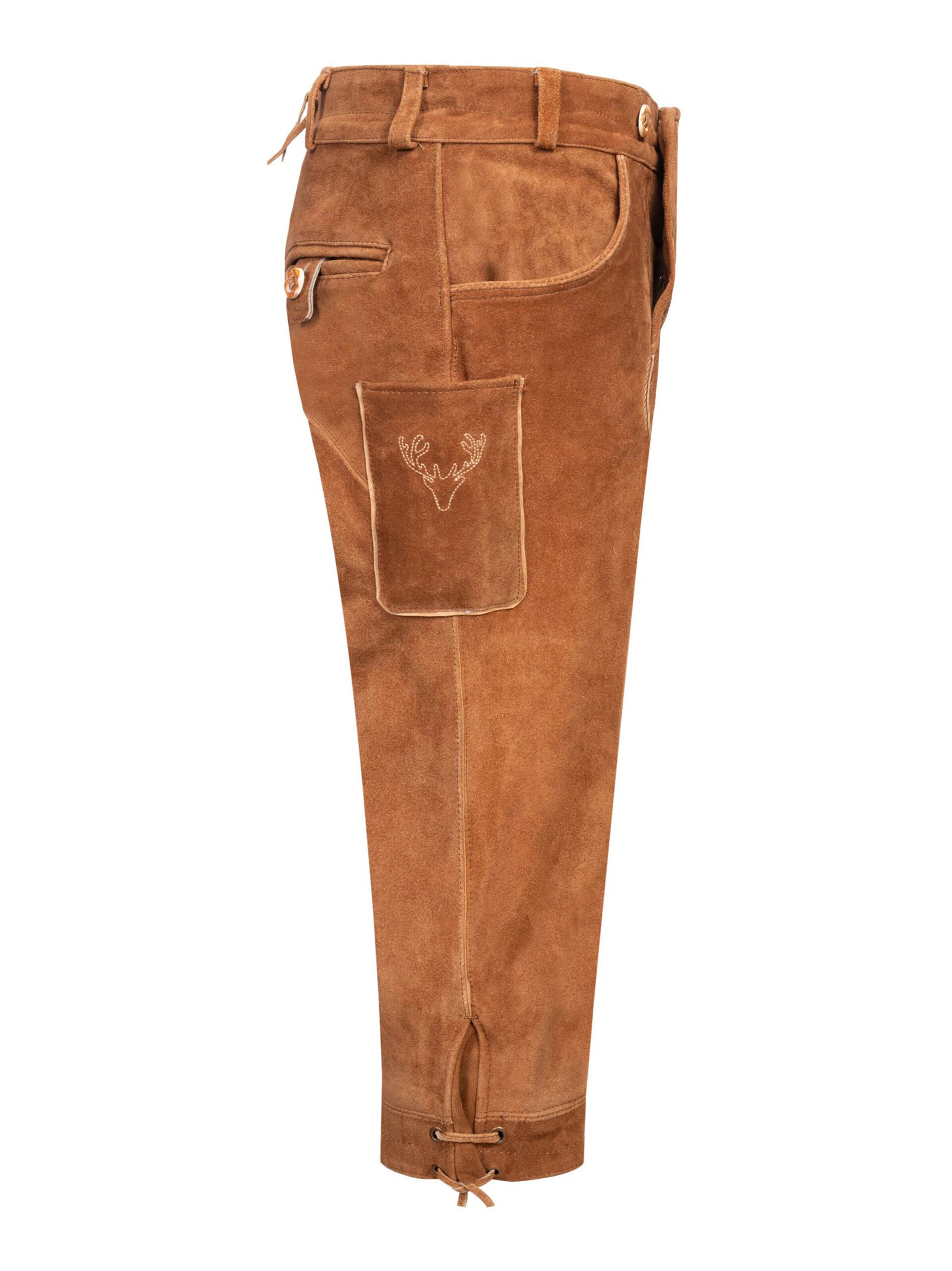 Alessandro Salvarini Regular Trachtenhose in Braun