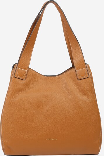 Coccinelle Cabas 'CONCRETE JOURNAL' en cognac, Vue avec produit
