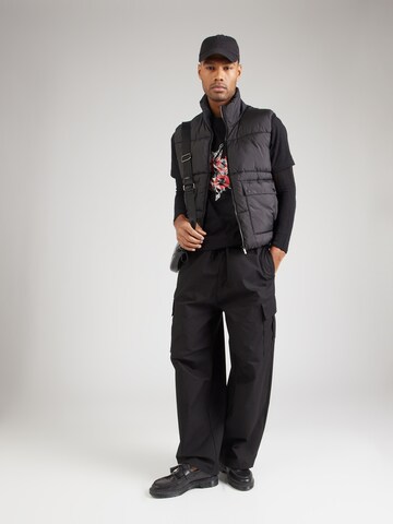 HUGO Shirt 'Daltorip' in Zwart