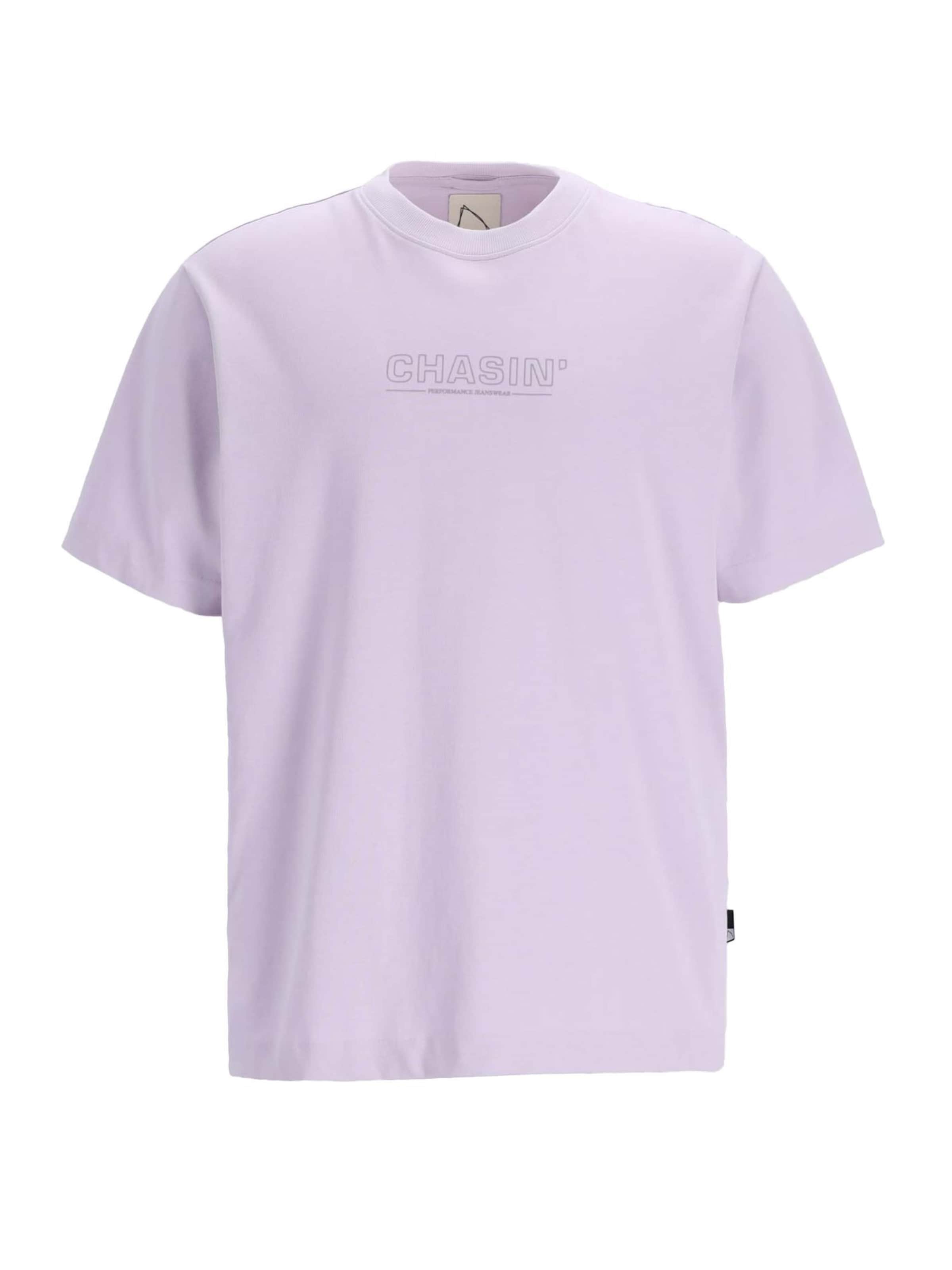 CHASIN' Shirt 'Underline' in Purple: front