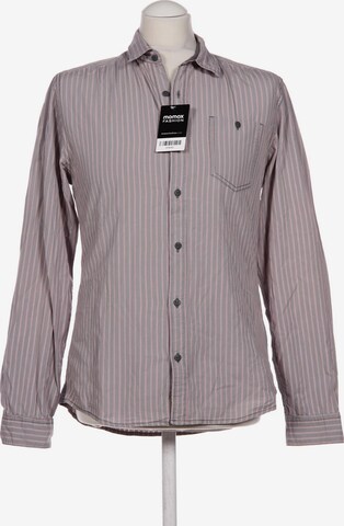 QS Button Up Shirt in M in Grey: front