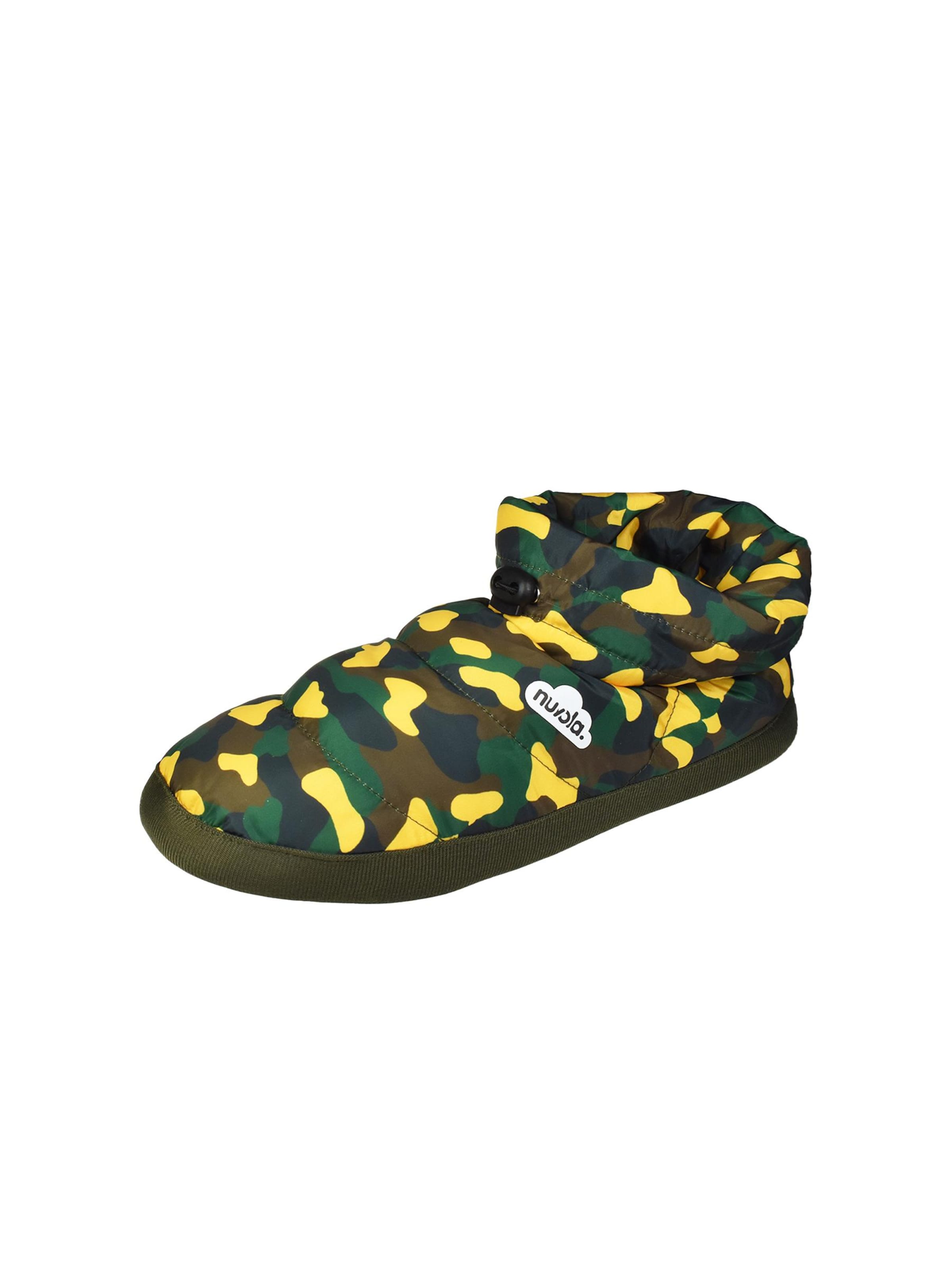 Nuvola. Huisschoenen 'Boot Home Printed 21 Camuffare' in Groen