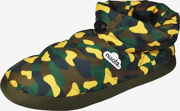 Nuvola. - Zapatillas de casa 'Boot Home Printed 21 Camuffare' en verde: frente