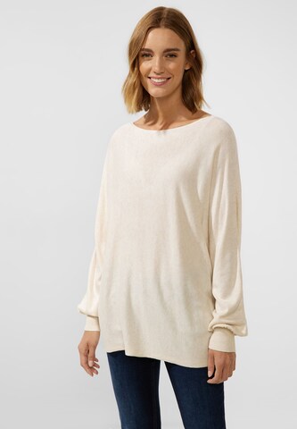STREET ONE Pullover in Beige: Vorderseite