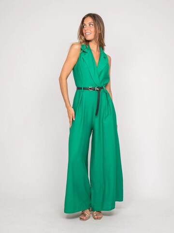 Dona Lisa Jumpsuit 'Combinaison pantalon fluide EZINE' in Groen