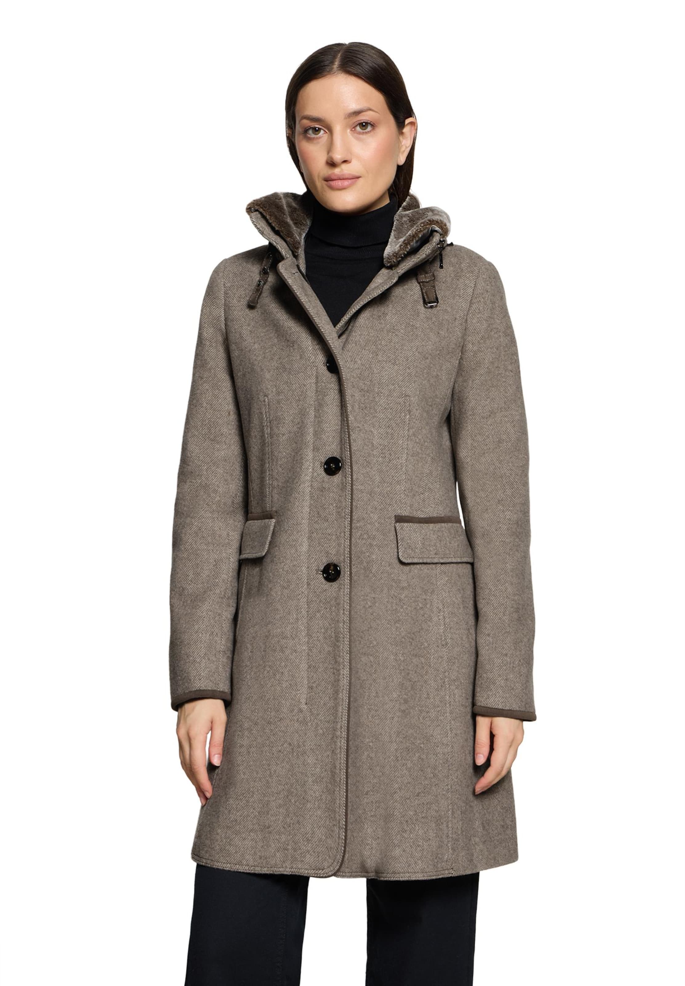 GIL BRET Wintermantel in Beige: Vorderseite