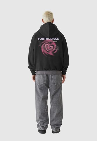 Lost Youth Sweatshirt 'Youthquake' in Zwart