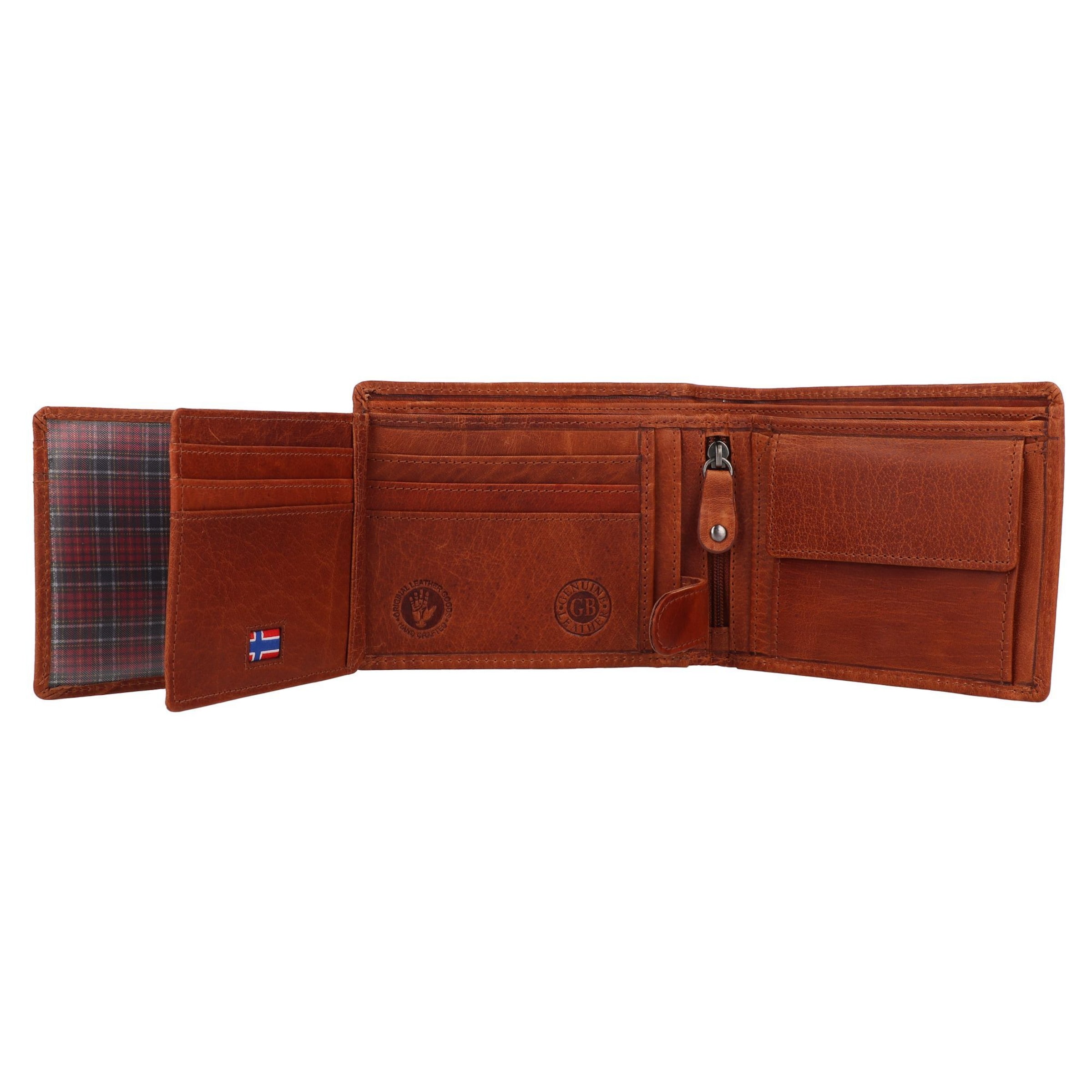 Portamonete 'House of Norway' di GREENBURRY in marrone