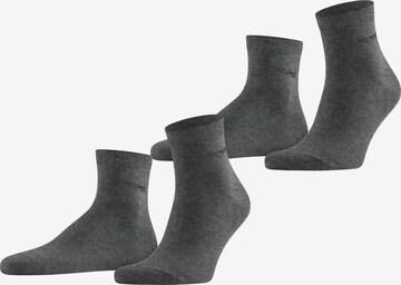 ESPRIT Socken 'Basic Uni 2-Pack' in Grau: Vorderseite