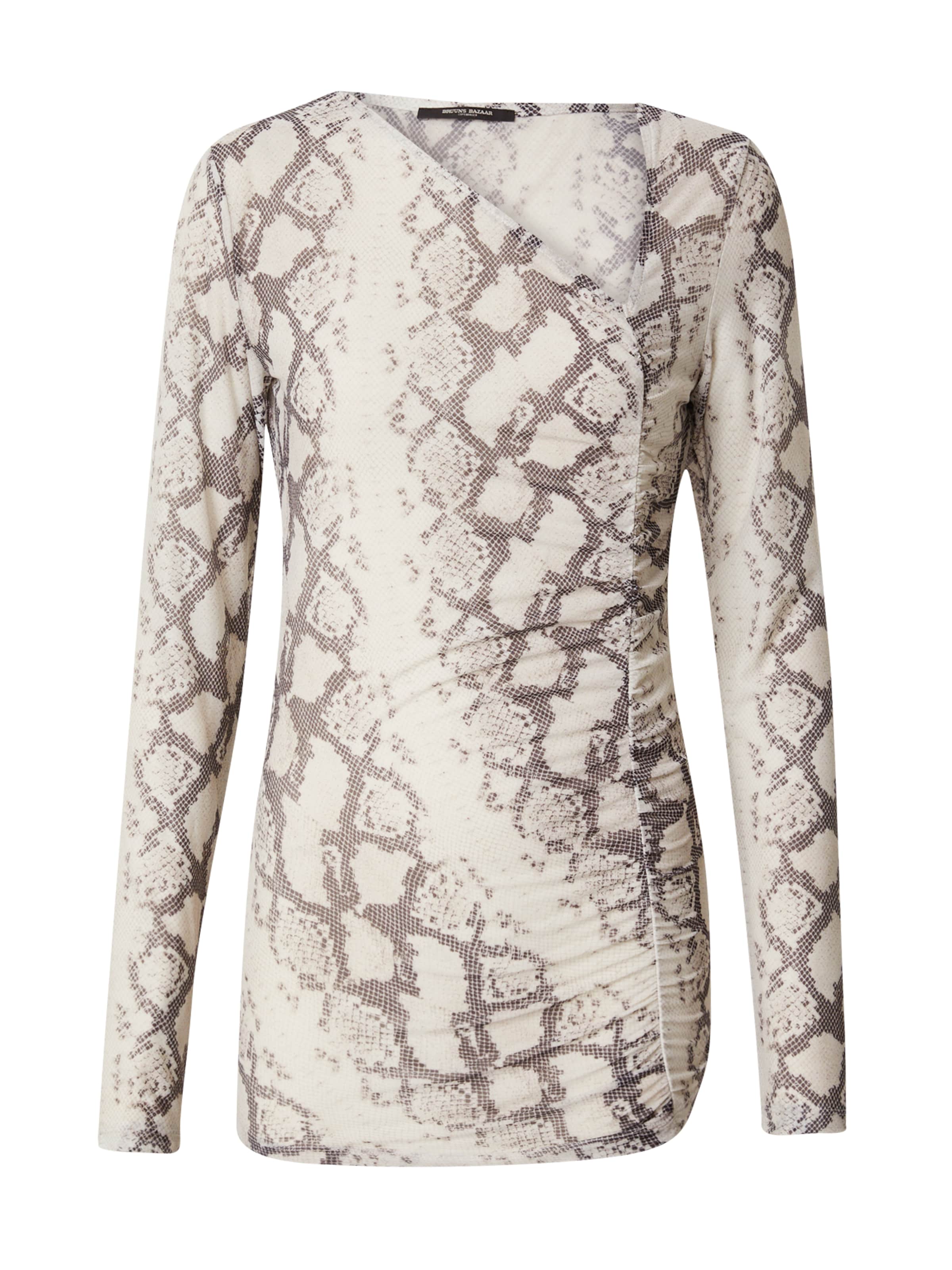 BRUUNS BAZAAR Tričko 'Phlox Astras' – šedá: přední strana