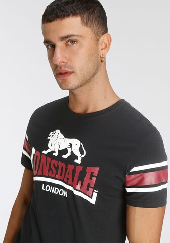 LONSDALE Tričko - Čierna